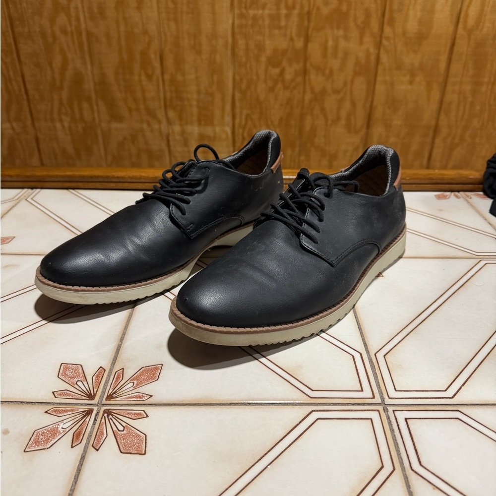 Dr. Scholl's Black Leather Oxfords